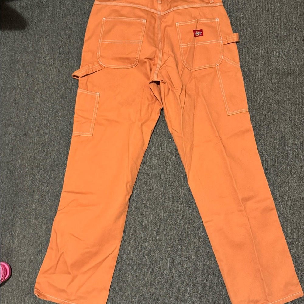 Dickies Women's Orange Wide Leg Pants